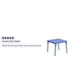 Alternate image 3 for Flash Furniture Kids Folding Table in Blue