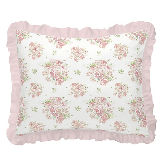 Alternate image 1 for NoJo® Kimberly Grant Shabby Chic Pillow Sham in Pink