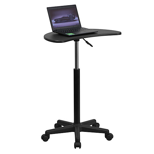 Alternate image 1 for Flash Furniture Mobile Laptop Computer Desk in Black