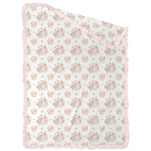 Alternate image 1 for NoJo® Kimberly Grant Shabby Chic Twin Duvet Cover in Pink