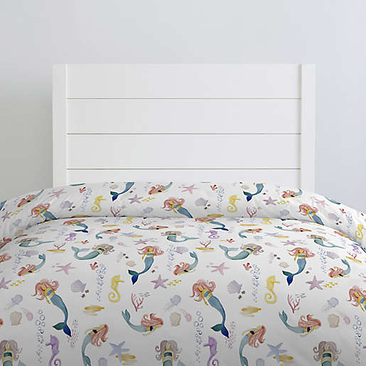 Nojo Watercolor Mermaid Bedding, Mermaid Bed Frame Twin Size Dimensions