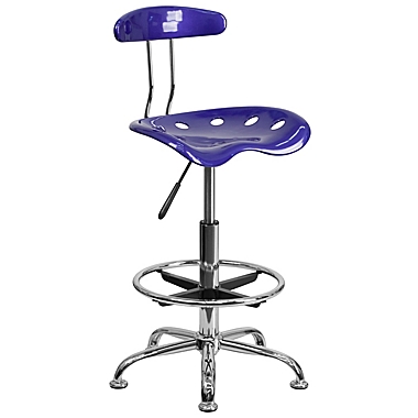 Flash Furniture Drafting Stool with Tractor Seat. View a larger version of this product image.