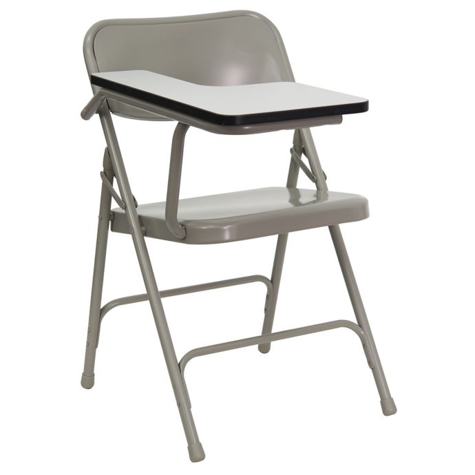 Flash Furniture 30-Inch Steel Folding Chair with Left ...