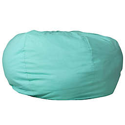 Flash Furniture Kids Large Bean Bag Chair in Mint Green