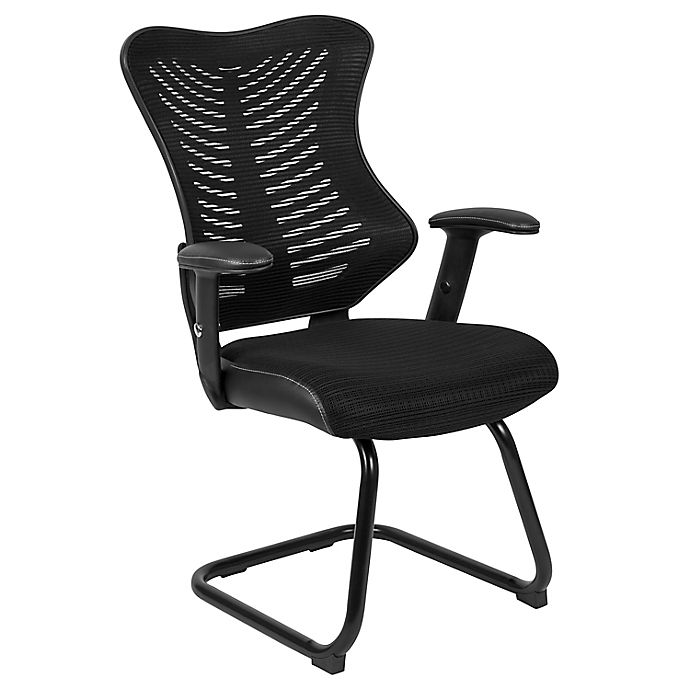 Flash Furniture Designer Mesh Side, Side Chair With Arms