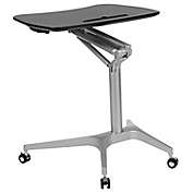 Flash Furniture Sit-Down, Stand-Up Mobile Ergonomic Desk