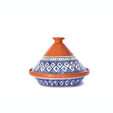 Kamsah Bohemian Blue 12-Inch Tagine. View a larger version of this product image.
