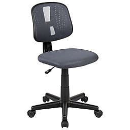 Flash Furniture Mid-Back Mesh Pivoting Office Chair in Grey