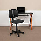 Alternate image 14 for Flash Furniture Mid-Back Mesh Pivoting Office Chair in Black