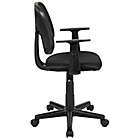 Alternate image 10 for Flash Furniture Mid-Back Mesh Pivoting Office Chair with Armrests in Black