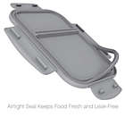 Alternate image 2 for bentgo&reg; Glass 14.2 oz. Portable Snack Box in Grey