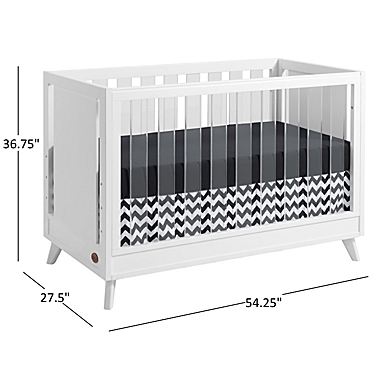 Oxford Baby Holland 3-in-1 Convertible Crib in White. View a larger version of this product image.