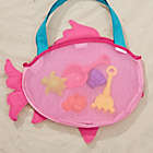 Alternate image 1 for Embroidered Fish Beach Tote & Toy Set