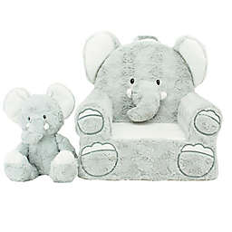 Soft Landing™ Darling Duos™ Elephant Sweet Seats in Grey
