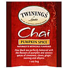 Alternate image 1 for Twinings&reg; Pumpkin Spice Chai Tea Bags 20-Count