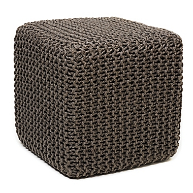 Anji Mountain&reg; Best Friend Pouf Ottoman in Grey. View a larger version of this product image.