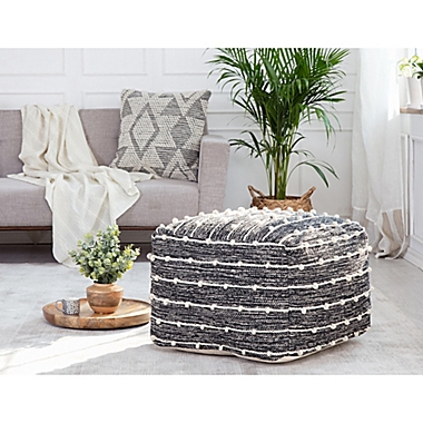 Anji Mountain Betty Boop Pouf in Black/Ivory. View a larger version of this product image.