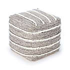 Alternate image 0 for Anji Mountain Taos Pouf in Grey/Ivory