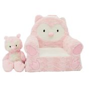 Soft Landing&trade; Darling Duos&trade; Owl Sweet Seats in Pink