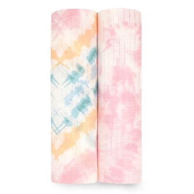aden silky soft swaddles 2 pack