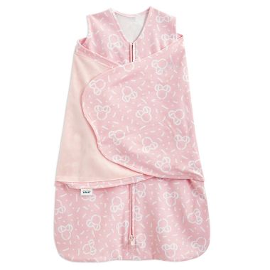 HALO&reg; Disney&reg; Minnie Mouse 2-in-1 SleepSack&reg; Swaddle in Pink. View a larger version of this product image.