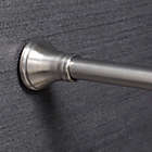 Alternate image 1 for Titan&reg; Dual Mount Stainless Steel Finial Shower Rod in Nickel