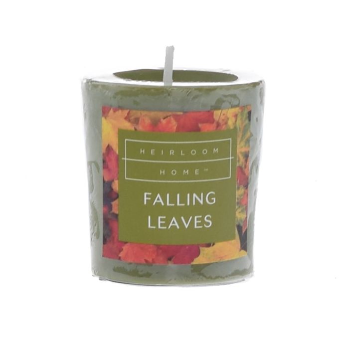 Heirloom Home Falling Leaves 1 75 Oz Votive Candle Bed Bath Beyond