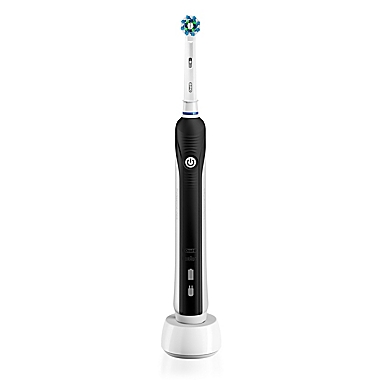 Oral-B&reg; Pro 1000 Electric Toothbrush with CrossAction Brush Head in Black. View a larger version of this product image.