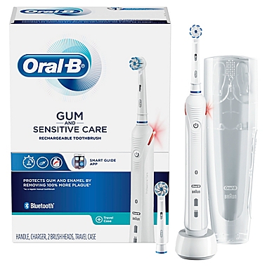 Oral B&reg; Gum &amp; Sensitive Care Electric Toothbrush with Bluetooth&reg; Connectivity. View a larger version of this product image.