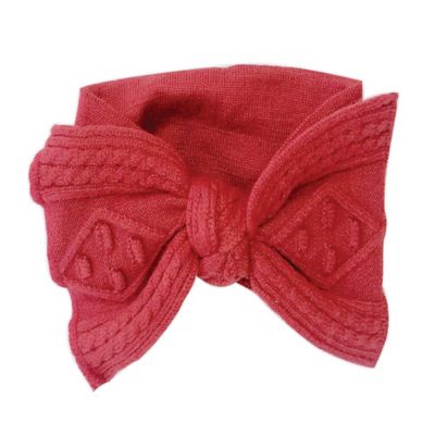 large pink bow headband