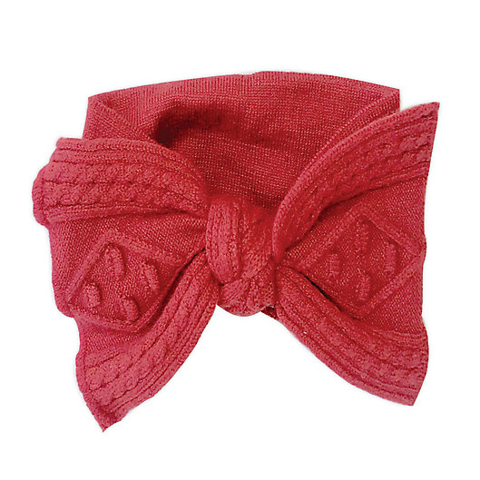 Alternate image 1 for NYGB™ Newborn Large Bow Headband in Red