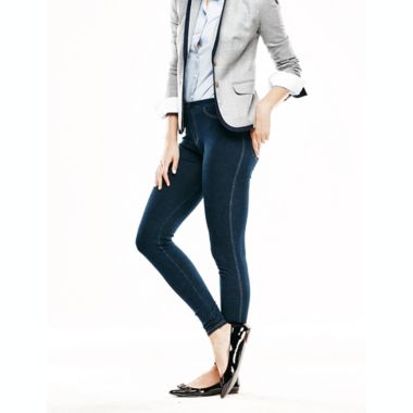 No Nonsense&reg; Small Classic Denim Legging in Indigo. View a larger version of this product image.