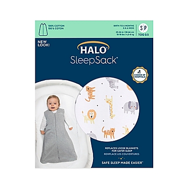 HALO&reg; Large Jungle SleepSack&reg; in Grey. View a larger version of this product image.