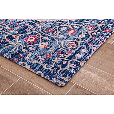 Anji Mountain&reg; Porto 3&#39; x 4&#39; Multicolor 0.25&quot; Rug&#39;d Chair Mat. View a larger version of this product image.