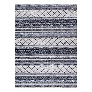 Anji Mountain&reg; Alesund Handcrafted 0.25&quot; Rug&#39;d Chair Mat in Grey. View a larger version of this product image.