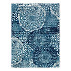 Alternate image 0 for Anji Mountain&reg; Maldives Handcrafted 0.25&quot; Rug&#39;d Chair Mat in Blue/Ivory