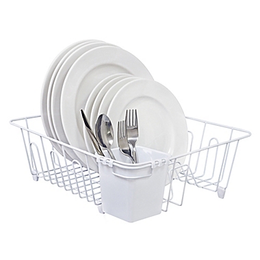 SALT&trade; Small Dish Rack in White. View a larger version of this product image.