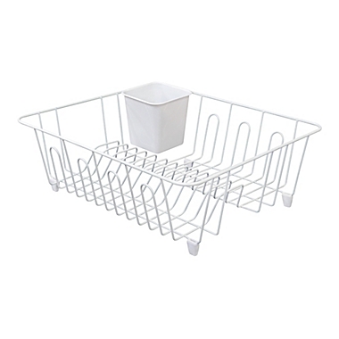 SALT&trade; Small Dish Rack in White. View a larger version of this product image.