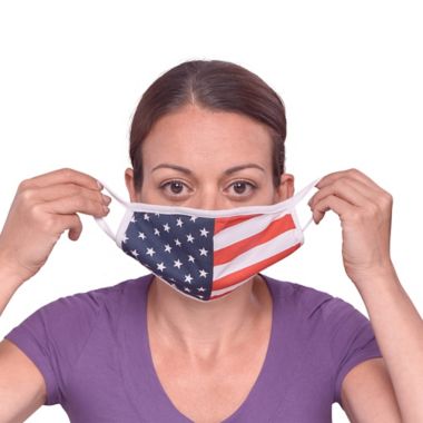 London Luxury&reg; 2-Pack Adult Fabric Face Masks. View a larger version of this product image.