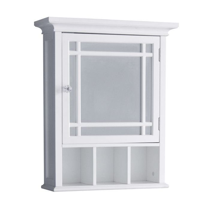 Elegant Home Fashions Hadley Medicine Cabinet In White Bed Bath Beyond