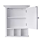 Alternate image 3 for Teamson Home Neal Removable Wooden Medicine Cabinet in White