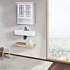 Alternate image 2 for Teamson Home Neal 2-Door Removable Wooden Wall Cabinet in White