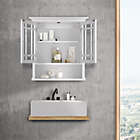 Alternate image 1 for Teamson Home Neal 2-Door Removable Wooden Wall Cabinet in White