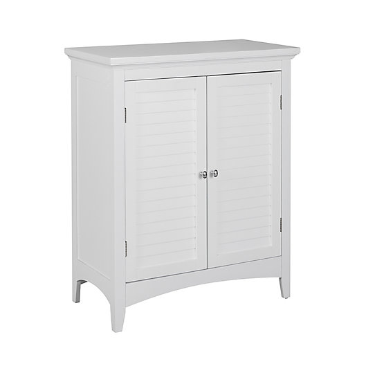 Alternate image 1 for Elegant Home Fashions Jackie 2-Door Floor Cabinet in White