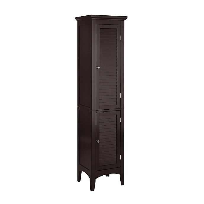 Elegant Home Fashions Jackie 2 Door, Linen Tower Cabinet
