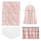 Alternate image 1 for Sweet Jojo Designs&reg; Harper 4-Piece Crib Bedding Set in Blush/White