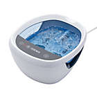 Alternate image 2 for HoMedics&reg; Shiatsu Footbath With Heat Boost in White/Blue