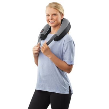 HoMedics&reg; Pro Therapy Vibration Neck Massager with Soothing in Black. View a larger version of this product image.