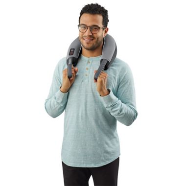 HoMedics&reg; Pro Therapy Vibration Neck Massager with Soothing in Black. View a larger version of this product image.
