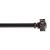 Cambria&reg; Craft Ivy Doorknob Window Curtain Rod Set
